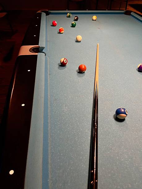 istock Hand holding arm on billiard table, playing snooker game or preparing aiming to shoot pool balls. sport game snooker billiards 2246332631