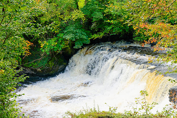 istock Fast flowing River Ure at Aysgarth Falls, Yorkshire. 2246334294