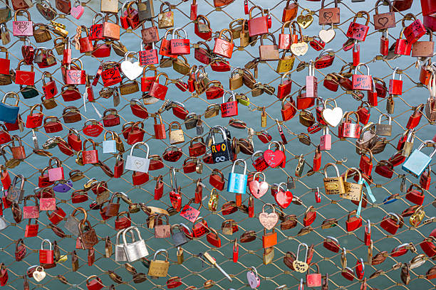 Love Bridge in Salzburg, Austria