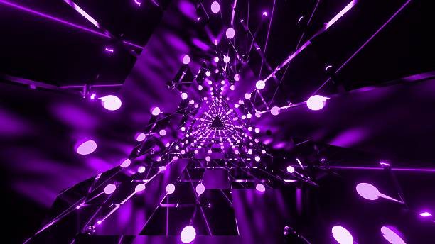 istock Futuristic Purple Tunnel 2246338674