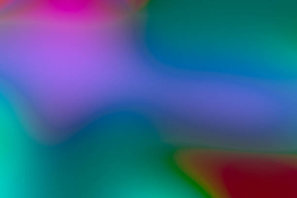 Blurred pop abstract background with vivid primary colors