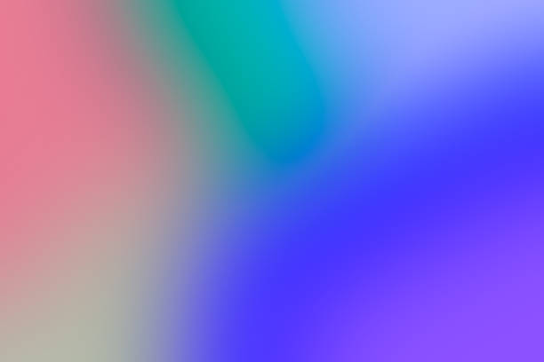 Blurred pop abstract background with vivid primary colors