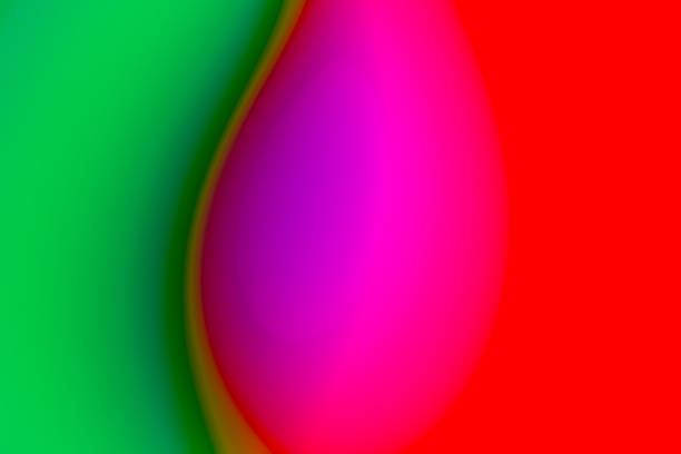 Blurred pop abstract background with vivid primary colors