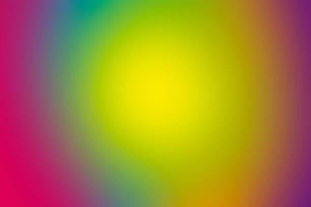 Blurred pop abstract background with vivid primary colors