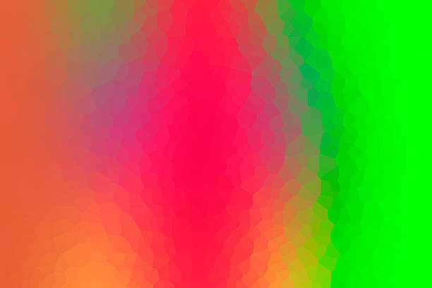 Blurred pop abstract background with vivid primary colors