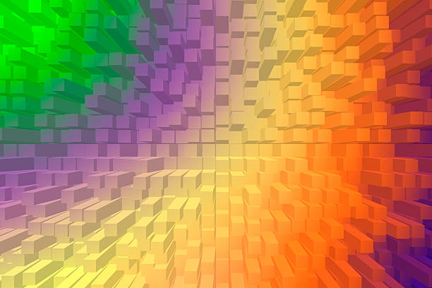 istock Vivid abstract background - Cubes 2246346386