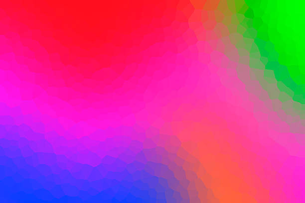 Blurred pop abstract background with vivid primary colors
