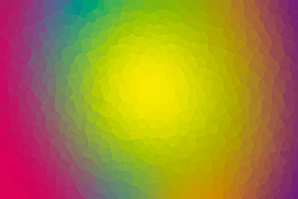Blurred pop abstract background with vivid primary colors