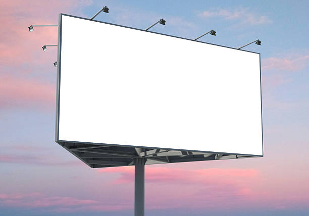 istock 3D render of a large advertising billboard 2246350112