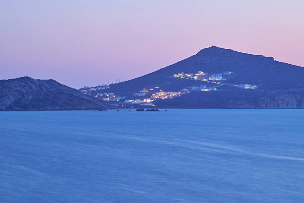 istock Twilight Coastal Landscape with Illuminated Hills 2246364004