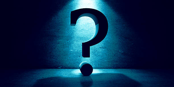 istock Question mark background and dark space or old room. 2246383857