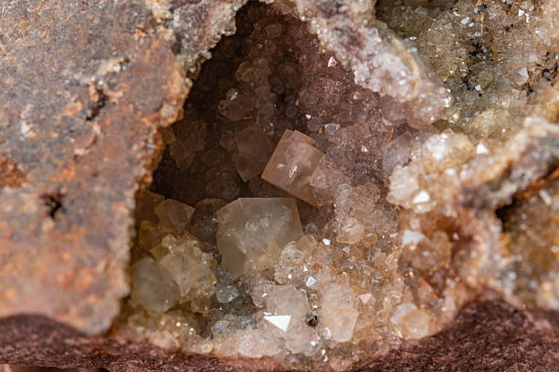 istock Brilliant crystals discovered in stone 2246393654