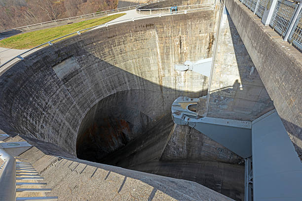 istock Spillway Structure in a Remote Mountain Dam 2246396970