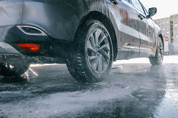 istock Car being washed with water and soap 2246397265