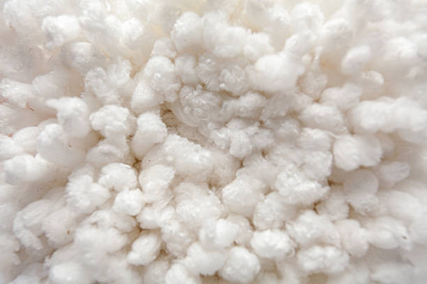 istock Macro texture of natural cotton on white background 2246424088