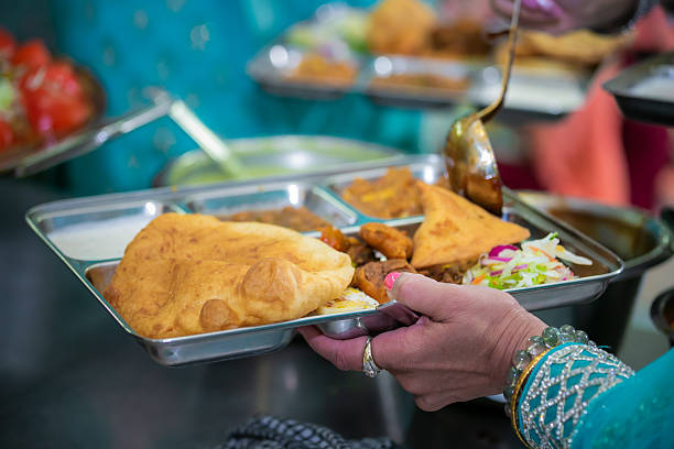 istock Authentic Indian food and snacks close up 2246424935