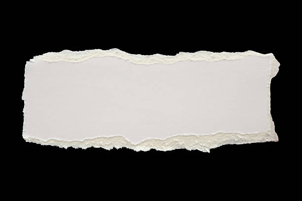 istock White ripped paper torn edges strips isolated on black background 2246428874