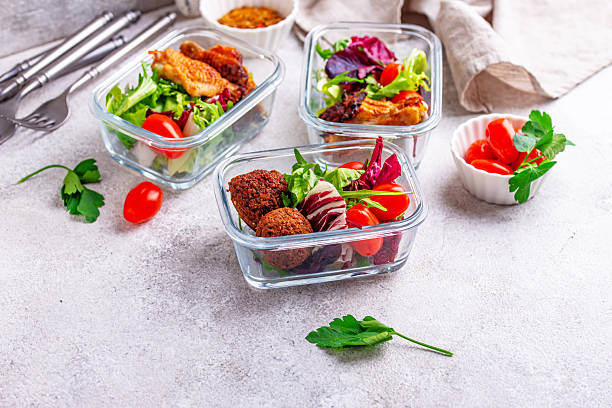 istock Meal prep concept. Healthy food in container. 2246429761