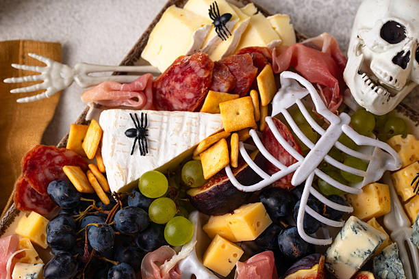 istock Assortment of cheese and meat appetizers 2246429778