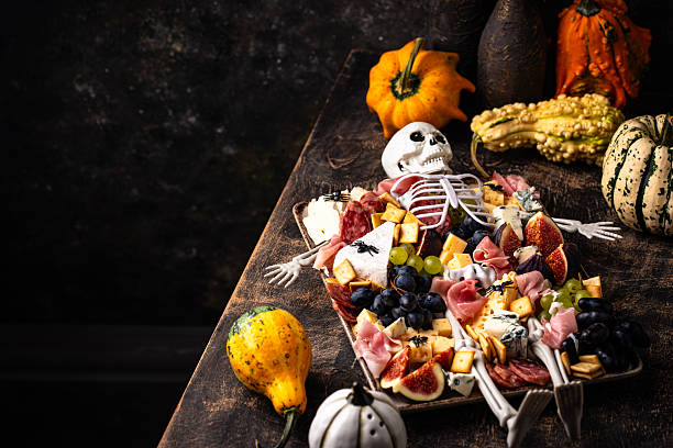 istock Assortment of cheese and meat appetizers 2246429783