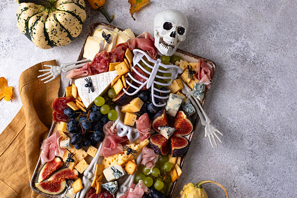 istock Assortment of cheese and meat appetizers 2246429795