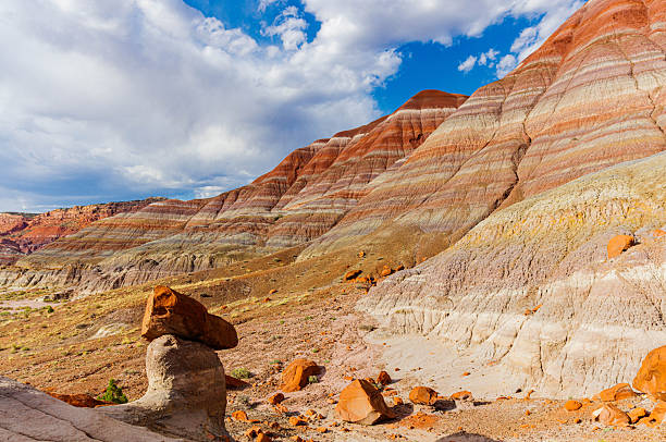 istock Small Hoodoos With The Paria Rainbow Mountains 2246432221