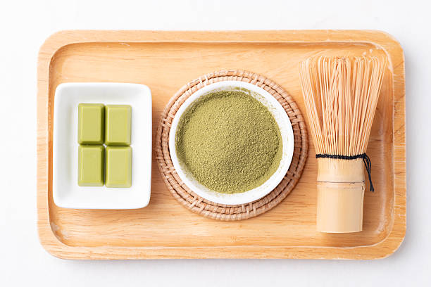 istock Matcha powder and chocolate bar 2246433792