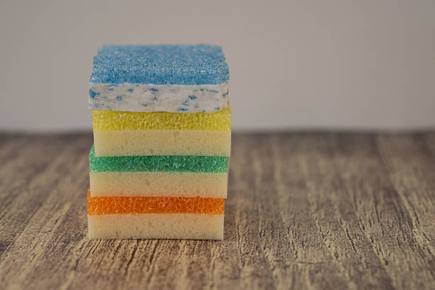 istock scrubbing pad for dish washing at home 2246457258