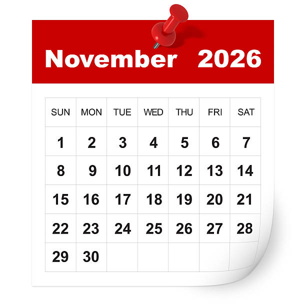 istock November 2026 calendar 2246458378