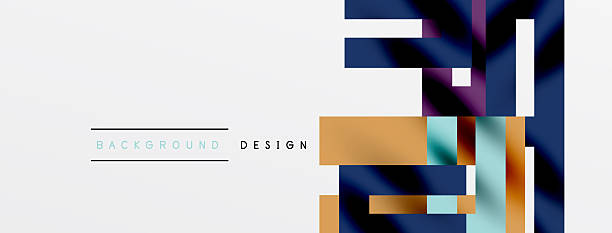 istock Abstract geometric shapes overlap, creating vibrant color blocks. Minimalist design with text background design visible. Clean, modern aesthetic. 2246458538