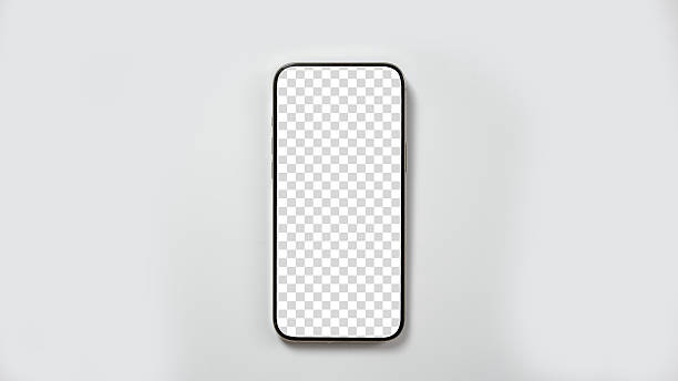 Smartphone Transparent PNG Image, Blank template for mockup , device front view shadow Mobile phone app user experience UX or app UX