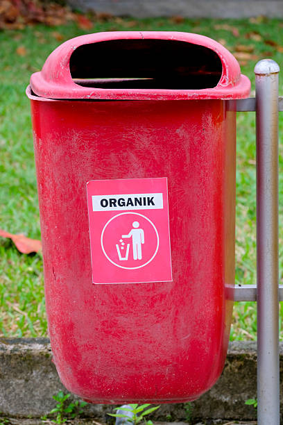istock Outdoor garbage sorting bin for organic waste in public park 2246467050