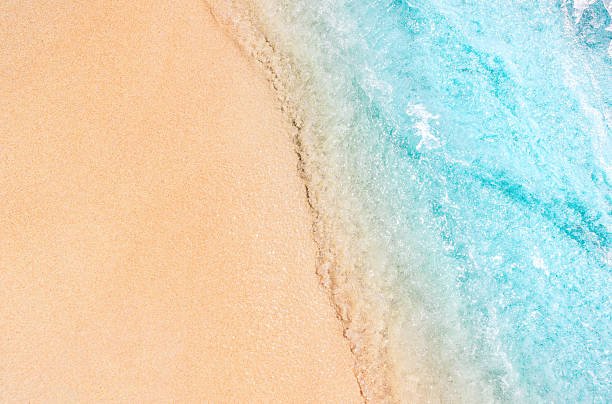 istock beautifully sand beach, closeup, top view 2246468904