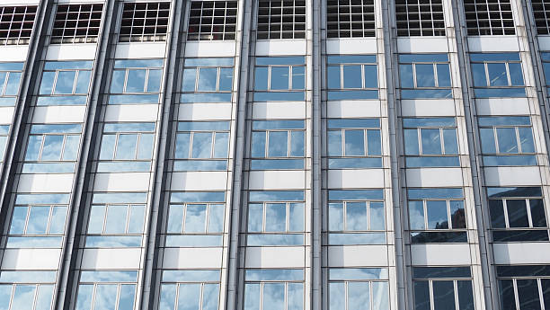 istock Low Angle View of Architecture Background, Business, Modern Architecture Building Background, Copy Space 2246469166