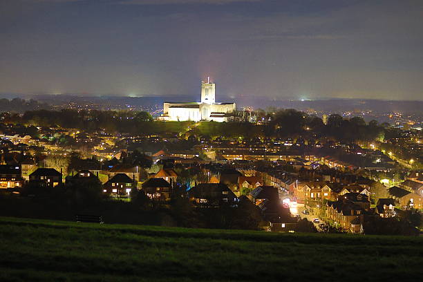 istock Guildford Cathedral at night England 2246469360