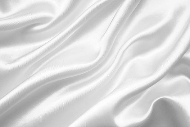 istock Smooth elegant white silk or satin as wedding background 2246471278