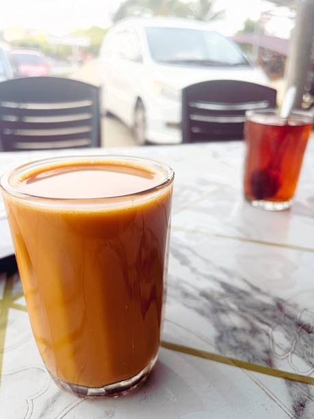 Teh Tarik and Teh O on a Table