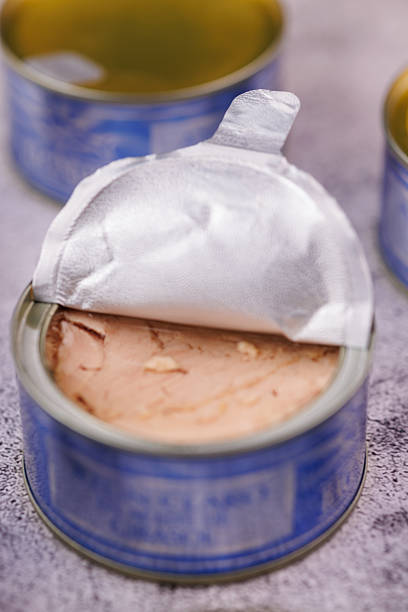 istock Preserved tuna in olive oil rustic food concept 2246474948