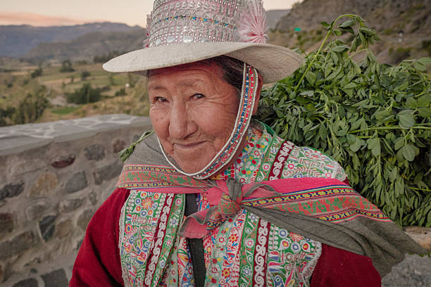 istock Peruvian woman living near Colca Canyon, Peru 2246476777