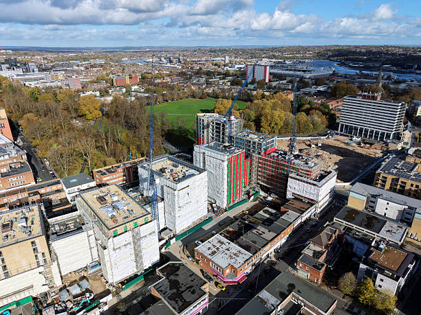 istock A construction site dominated by cranes , emphasizing growth and the evolution of the urban landscape in modern cities in London UK 2246480156