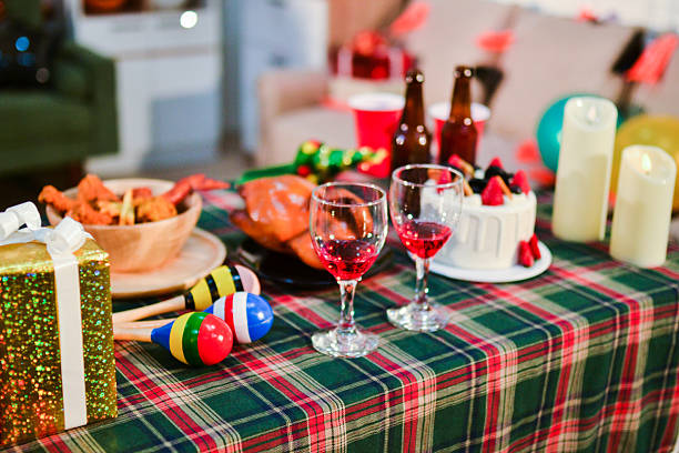 People having fun at Halloween party