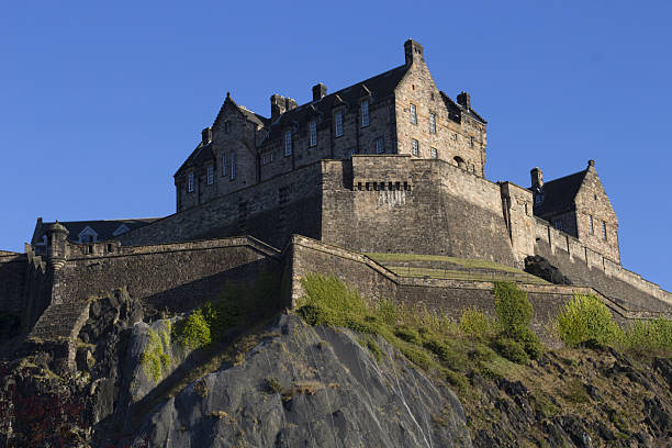 istock View to Edinburgh Castle, a historic castle in Edinburgh, Scotland 2246495385