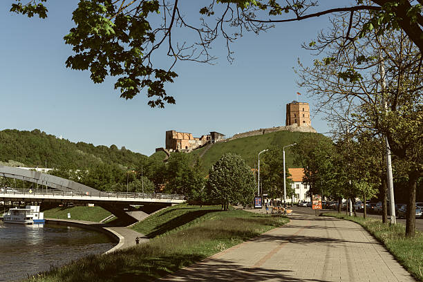 Wisłoujście Fortress on banks of river Motlawa in port of Gdansk area. Poland