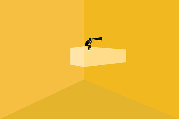 istock Business think outside the box. concept of business vision, original idea, innovation and invention 2246501787