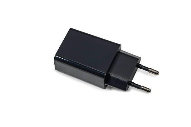 istock Black Phone Charger on Clean White Background Universal 2246511279