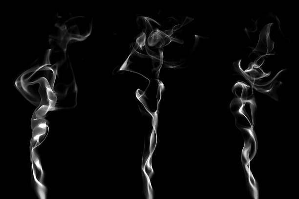istock Abstract white smoke rising on black background, elegant soft motion symbolizing mystery, creativity, and minimal art, perfect for design, wallpaper, or digital concept backgrounds. 2246513137