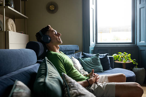 istock Relaxing Listening to Music 2246522263