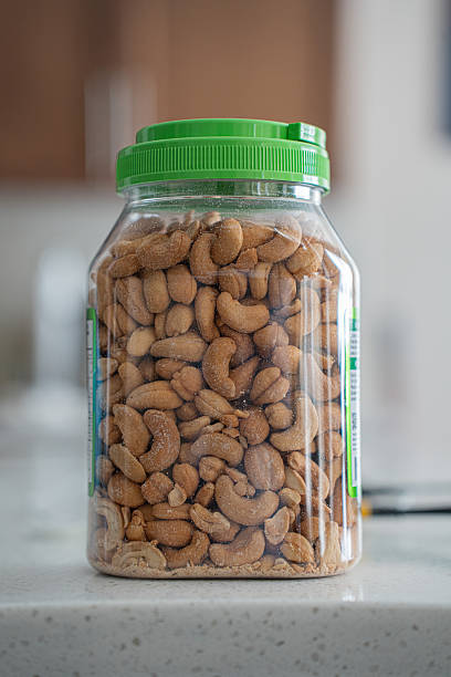 istock Jar of almond nuts on Kitchen Counter 2246522767