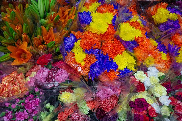 istock Flower floral arrangement shot from above 2246525420