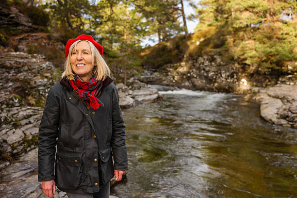 istock Red Bonnet by the River Lui, Braemar, Aberdeenshire, Scotland 2246533512